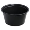 Dart Conex Complements Plastic Portion Cup, 2 oz., Black, PK2500 200PCBLK